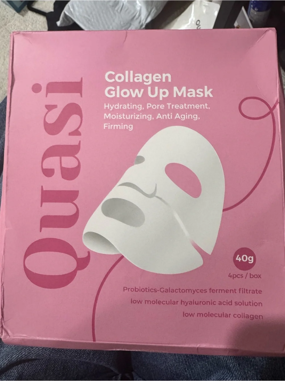 Collagen Glow Up Mask — Hydrating Pink Sheet Mask
